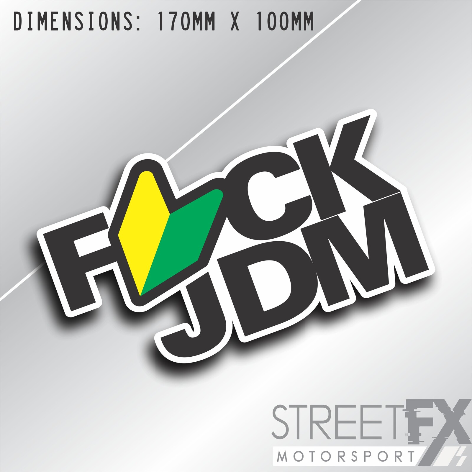 WARNING JDM as F*CK plain and simple! Decal Sticker - Top JDM Store