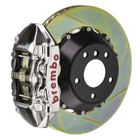 GT-R Big Brake Kit - Rear - Nickel Plated 4 Pot Calipers - Slotted 380mm