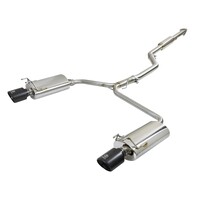 Takeda 2-1/2" to Dual 1-3/4" 304 Stainless Steel Cat Back System (Accord Sedan 13-17)