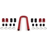 48in Flexible Radiator Hose Kit - Red