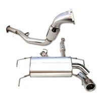 Q300 Turbo Back Exhaust w/SS Tip (WRX GH 08-10)