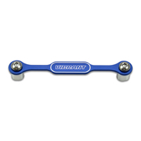 Vibrant Anodized Blue Boost Brace with Aluminum Dowels