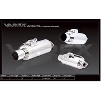 Varex Universal Cannon Muffler - 3in Inlet/4.5in Outlet