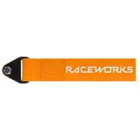 Fluoro Orange Flexible Tow Strap