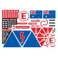 CAMS Approved Sticker/Racing Decal Sheet