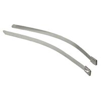 8mm Stainless Steel Locking Ties 2pk 200mm