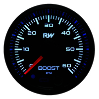 52mm Electronic Diesel Boost Gauge Kit 60PSI