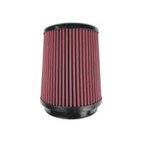 8-Layer Oiled Cotton Gauze Air Filter - 5" Flange ID, 6.5" Base / 6.9" Media Height / 5.350" Inertia Top