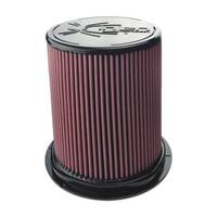 8-Layer Oiled Cotton Gauze Air Filter - 6" Flange ID, 9.5" Twist Lock Base / 8.5" Media Height / 7" Top