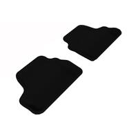 3D MAXpider 2007-2013 BMW 3 Series E93 Kagu 2nd Row Floormats - Black