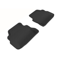 3D MAXpider 2007-2013 BMW 3 Series E92 Kagu 2nd Row Floormats - Gray