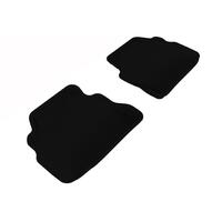 3D MAXpider 2007-2013 BMW 3 Series E92 Kagu 2nd Row Floormats - Black