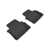 3D MAXpider 2014-2019 Cadillac CTS Kagu 2nd Row Floormats - Gray