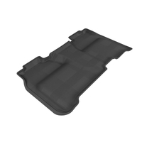 3D MAXpider 2014-2019 Chevrolet Silverado Crew Cab Kagu 2nd Row Floormats - Gray