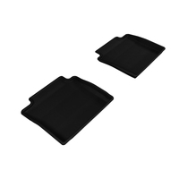 3D MAXpider 2014-2020 Chevrolet Impala Kagu 2nd Row Floormats - Black