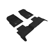 3D Maxpider 15-22Chevrolet Colorado Crew Cab Elegant 1st 2nd Row - Floor Mat Set (Black)