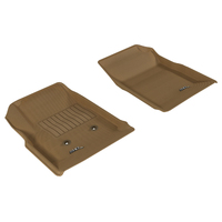 3D MAXpider 2015-2020 Chevrolet/GMC Colorado/Canyon Crew Cab Kagu 1st Row Floormat - Tan