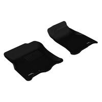 3D MAXpider 2007-2010 Ford/Lincoln Expedition/Navigator Kagu 1st Row Floormat - Black