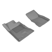 3D MAXpider 2015-2020 Ford Mustang Kagu 1st Row Floormat - Gray