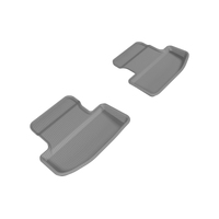 3D MAXpider 2015-2020 Ford Mustang Kagu 2nd Row Floormats - Gray