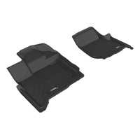 3D MAXpider 2015-2020 Ford F-150 Supercab Kagu 1st Row Floormat - Black