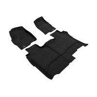 3D MAXpider 2019-2022 Chevrolet/GMC Silverado/Sierra Elegant Floor Mat Set - Black