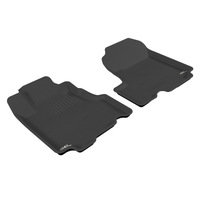 3D MAXpider 2007-2011 Honda CR-V Kagu 1st Row Floormat - Black