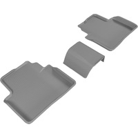 3D MAXpider 2016-2020 Honda Civic Kagu 2nd Row Floormats - Gray