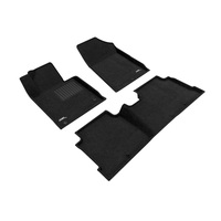 3D Maxpider 15-19 Hyundai Sonata / Elegant 1st 2nd Row - Floor Mat Set (Black)