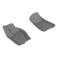 3D MAXpider 2006-2010 Jeep Commander Kagu 1st Row Floormat - Gray