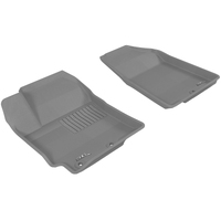 3D MAXpider 2012-2017 Kia Rio/Rio5 Kagu 1st Row Floormat - Gray