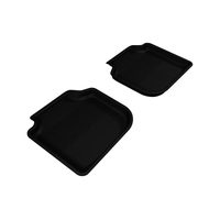 3D MAXpider 2012-2019 Volkswagen Passat Kagu 2nd Row Floormats - Black