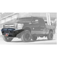 Addictive Desert Designs 11-16 Ford F-250 Super Duty HoneyBadger Front Bumper w/ Winch Mount