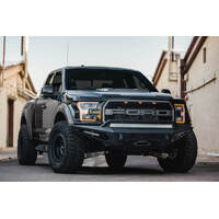 Addictive Desert Designs 17-18 Ford F-150 Raptor HoneyBadger Front Bumper w/ Winch Mount