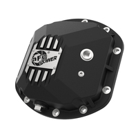 aFe Street Series Dana 30Front Differential Cover Black w/ Machined Fins 97-18 Jeep Wrangler