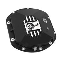 aFe 97-18 Jeep Wrangler TJ/JK Dana 30 Street Series Diff Cover w/ Machined Fins & Gear Oil - Black