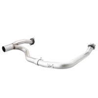 aFe Power Twisted Steel Y-Pipe Aluminized 2in 12-14 Jeep Wrangler (JK) V6 3.6L (4dr)