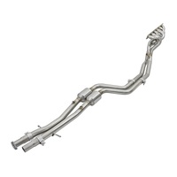 aFe Twisted Steel Long Tube Headers w/ Mid Pipes (Catted) 96-99 BMW M3 L6-3.2L S52