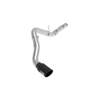 aFe ATLAS 5in DPF-Back Alum Steel Exhaust System w/ Black Tip 19-20 Ram Diesel Trucks L6-6.7L (td)