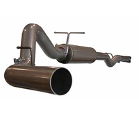 aFe LARGE Bore HD Exhausts Cat-Back SS-409 EXH CB GM Diesel Trucks 06-07 V8-6.6L (td) LLY/LBZ