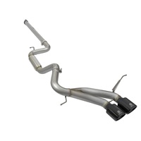 aFe Takeda 3in SS Exhaust Cat-Back 13-16 Ford Focus ST 2.0L Black Tips