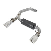 aFe Takeda 3in 304 SS Axle-Back Exhaust System w/ Polished Tip 16-18 Ford Focus RS 2.3L (t)