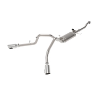 aFe Gemini XV 3in 304 SS Cat-Back Exhaust 15-20 Ford F-150 V6 2.7L/3.5 w/ Polished Tips