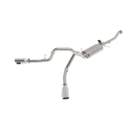 aFe Gemini XV 3in 304 SS Cat-Back Exhaust 2021 Ford F-150 V6 2.7L/3.5L (tt)/V8 5.0L w/ Polished Tips