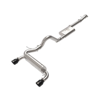 aFe Vulcan 3in 304 SS Cat-Back Exhaust 2021 Ford Bronco L4-2.3L (t)/V6-2.7L (tt) w/ Black Tips