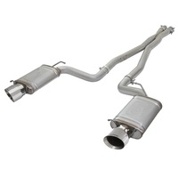 aFe Mach Force-Xp 3in CB Stainless Steel Dual Exhaust System w/Polished Tips 09-15 Cadillac CTS-V