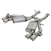 aFe MACHForce XP 3in 304 SS Axle-Back Dual Exhaust (NPP) w/ Polished Tips 16-17 Camro SS V8-6.2L