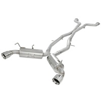 aFe Takeda 2.5inch SS Exhaust Cat-Back 09-13 Nissan 370Z V6 3.7L Polished Tips