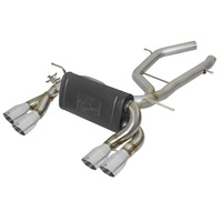 aFe MACH Force-Xp 2-1/2in SS Axle Back Exhaust w/Polished Tips 15+ BMW M3/M4 (F80/F82) L6 3.0L (tt)