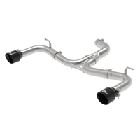 aFe MACH Force-Xp 3in to 2-1/2in Stainless Steel Axle-Back Black Exhaust - 15-17 Volkswagen GTI